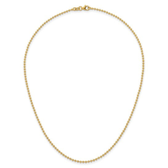 Medium Beaded Gold Chain
