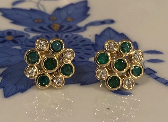 Shannon Bezel Earrings
