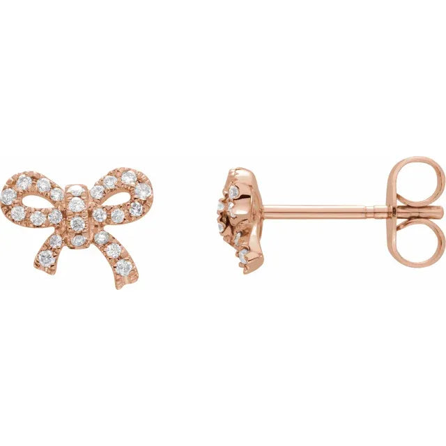 Olivia Diamond Bow Earrings