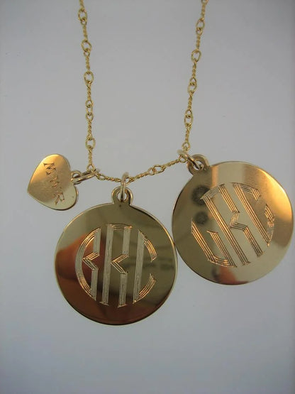 The Medium Monogram Disc