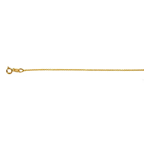 Classic Yellow Gold Cable Chain