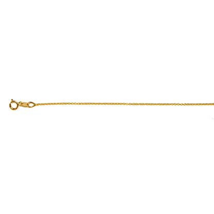 Classic Yellow Gold Cable Chain