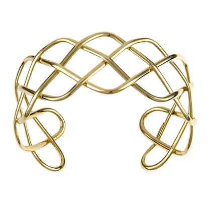Gold Twist Cuff