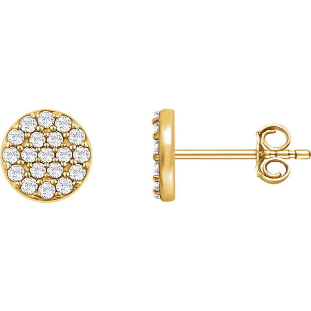 Pave Diamond Discs