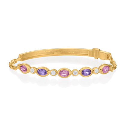 Marbella Diamond and Sapphire Bracelet