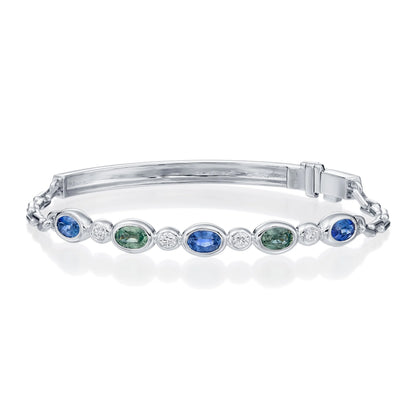 Marbella Diamond and Sapphire Bracelet