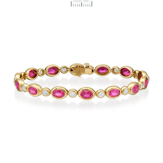 Marbella Ruby and Diamond Bracelet