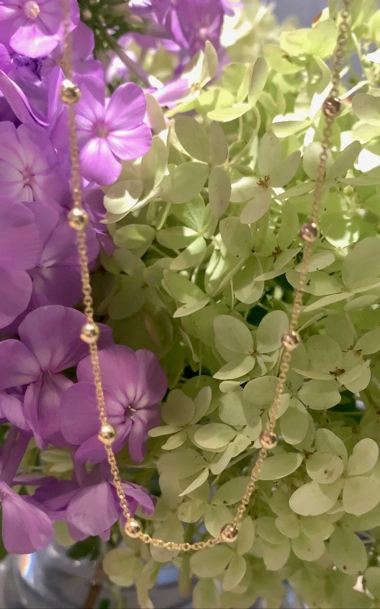 Serena Bead and Chain Necklace