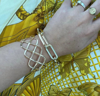 Gold Twist Cuff
