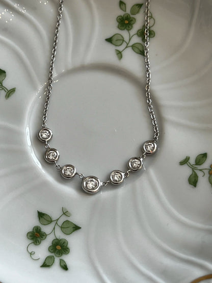 Seven Diamond Necklace