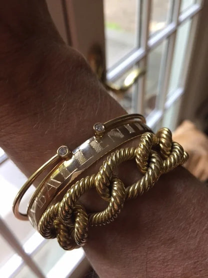 The Deco Engraved Bangle