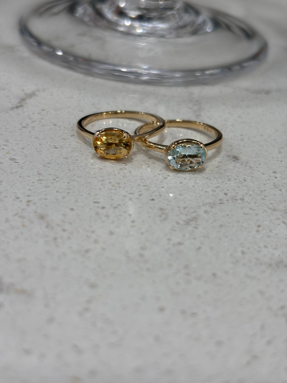 Gemmy Bezel Rings