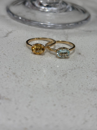 Gemmy Bezel Rings