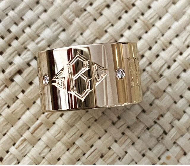 Cigar Band with Monograms