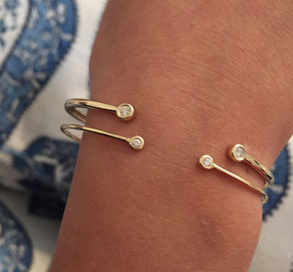 Double Stone Cuff