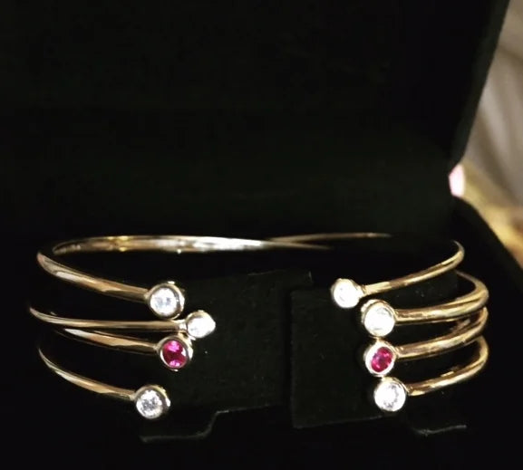Double Stone Cuff