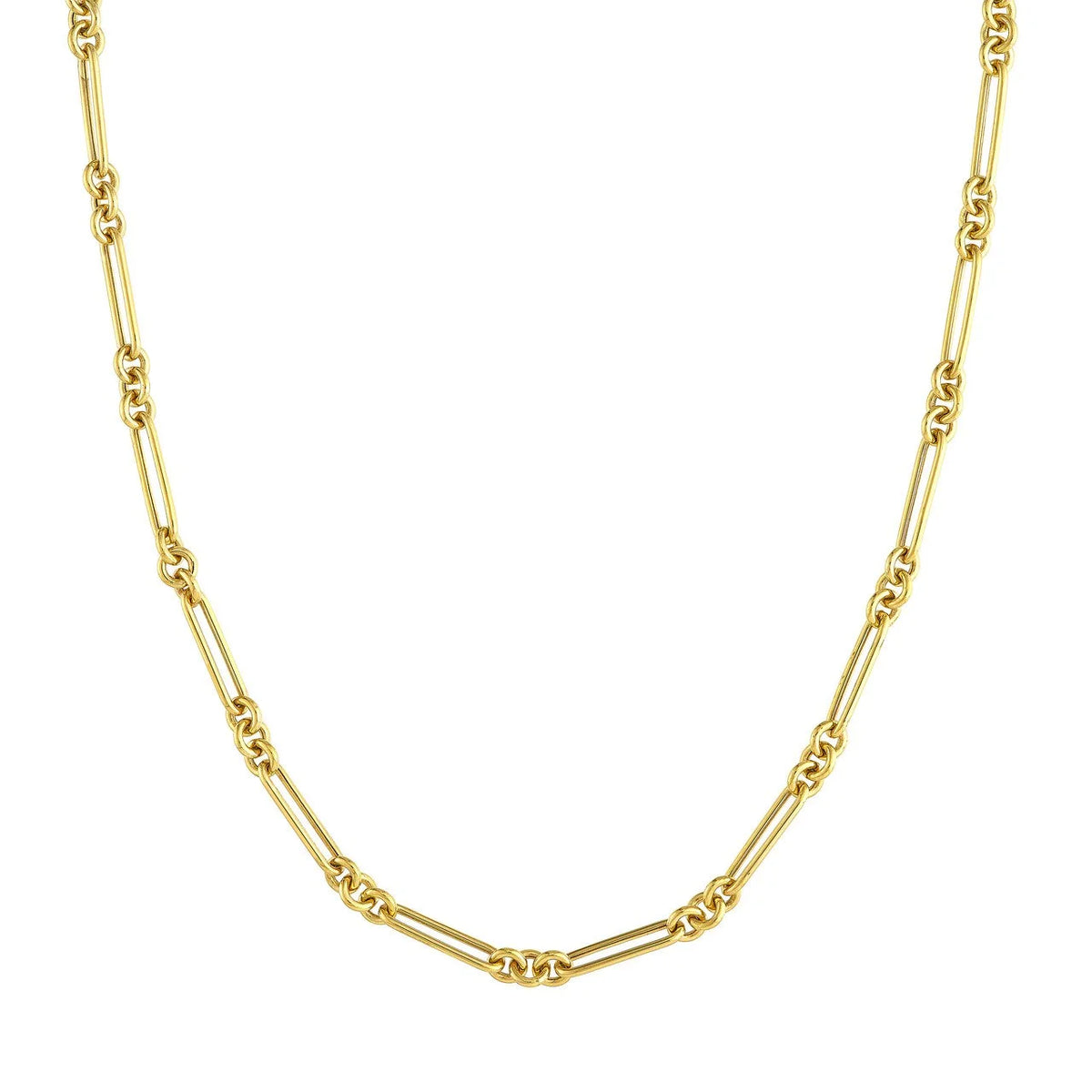 Triple Round Paperclip Link Chain
