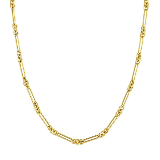 Triple Round Paperclip Link Chain