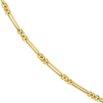 Triple Round Paperclip Link Chain