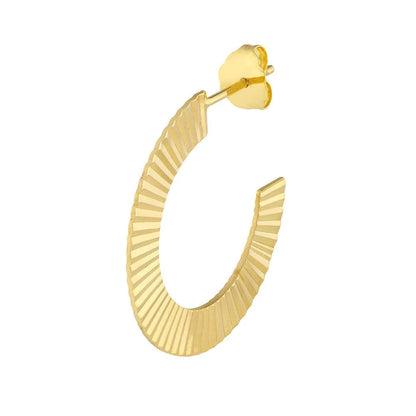 Radiant Hoop Earrings