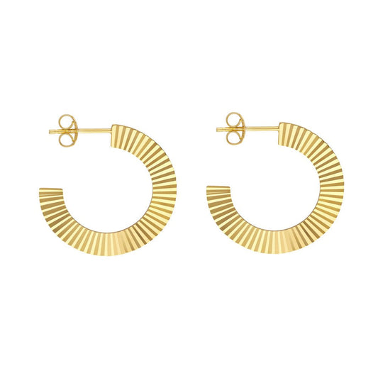 Radiant Hoop Earrings