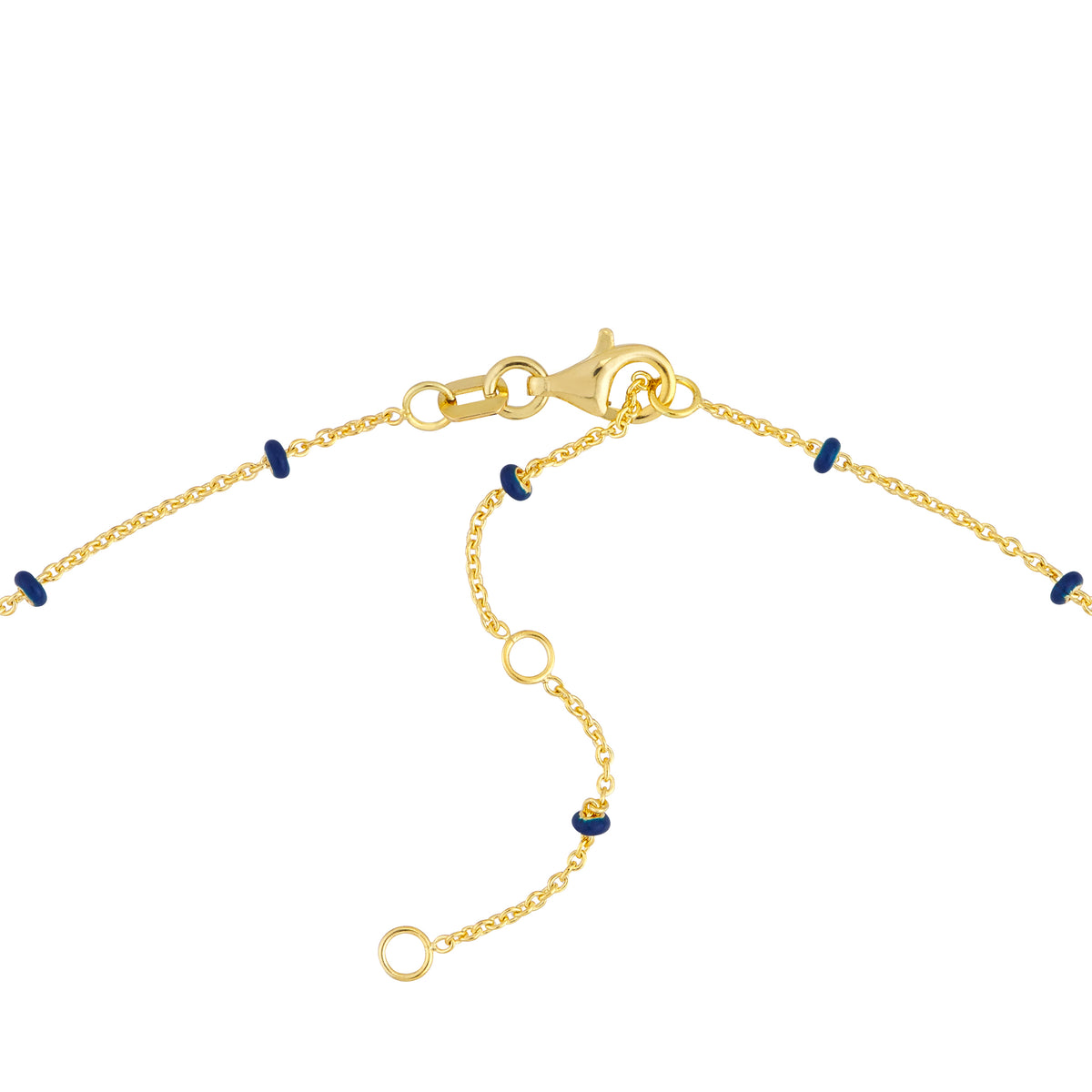 Enamel and Gold Chain