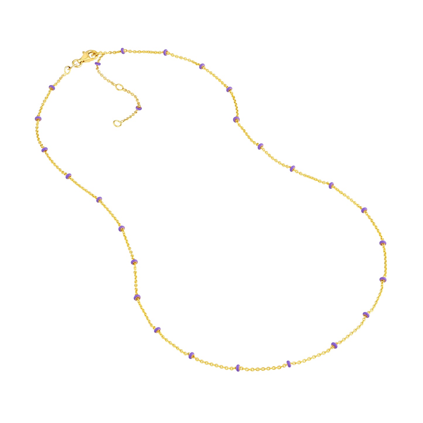 Enamel and Gold Chain