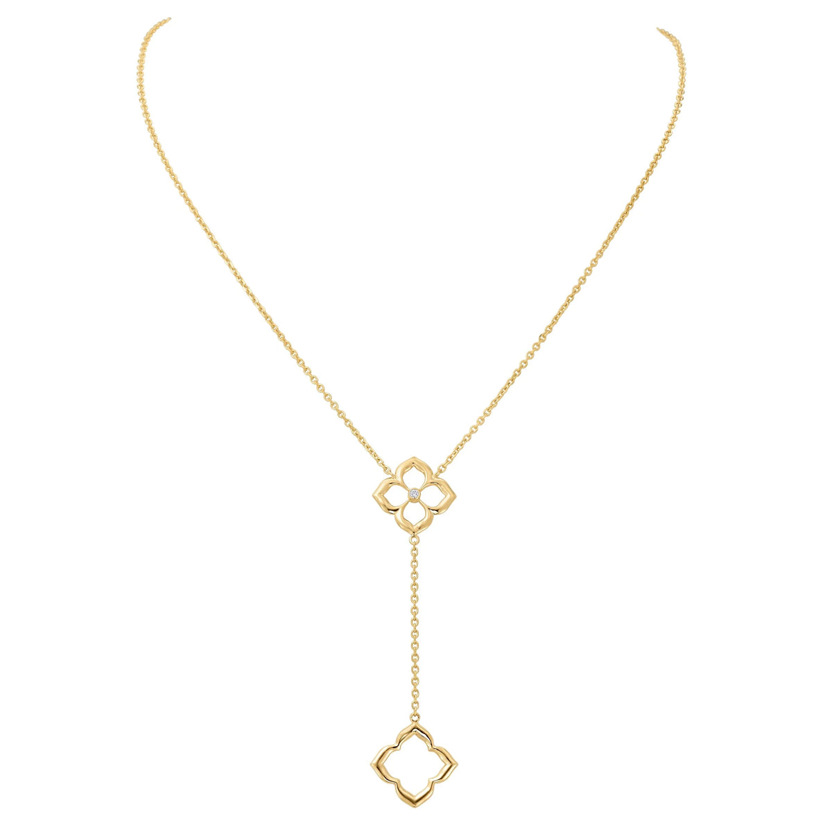 Diamond Lotus Fleur Lariat