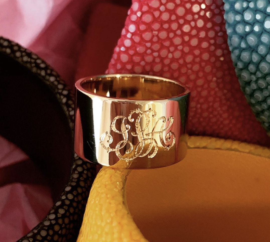 Cigar Band with Monograms