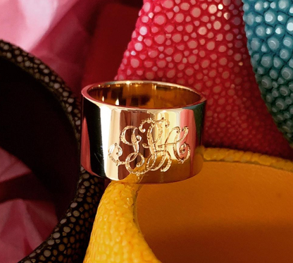 Cigar Band with Monograms