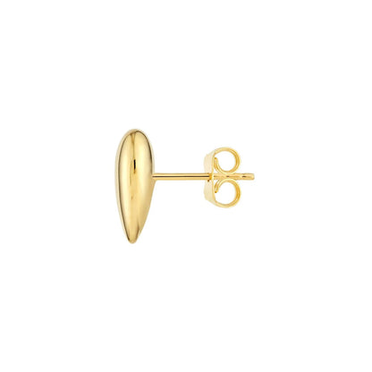 Puffed Heart Stud