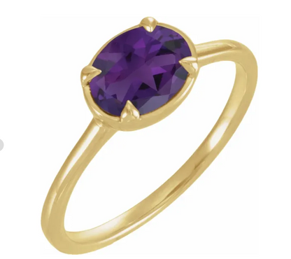 Gemmy Bezel Rings