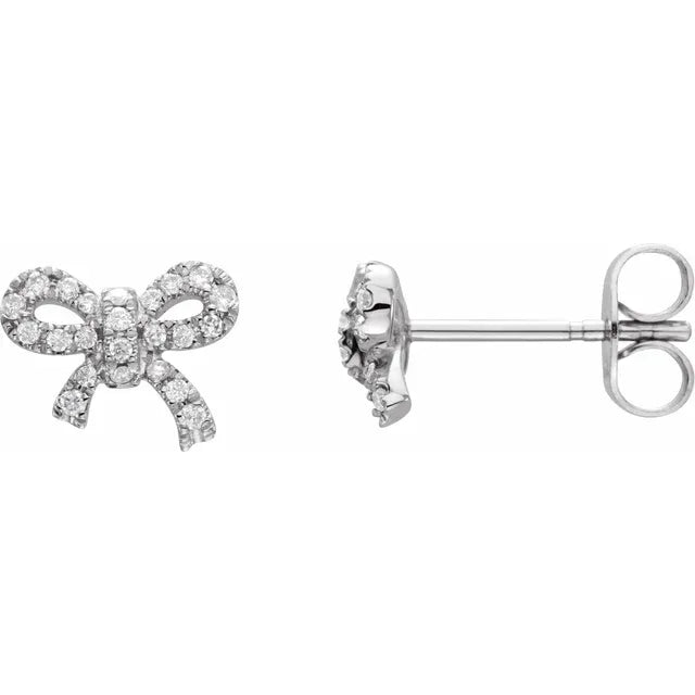 Olivia Diamond Bow Earrings
