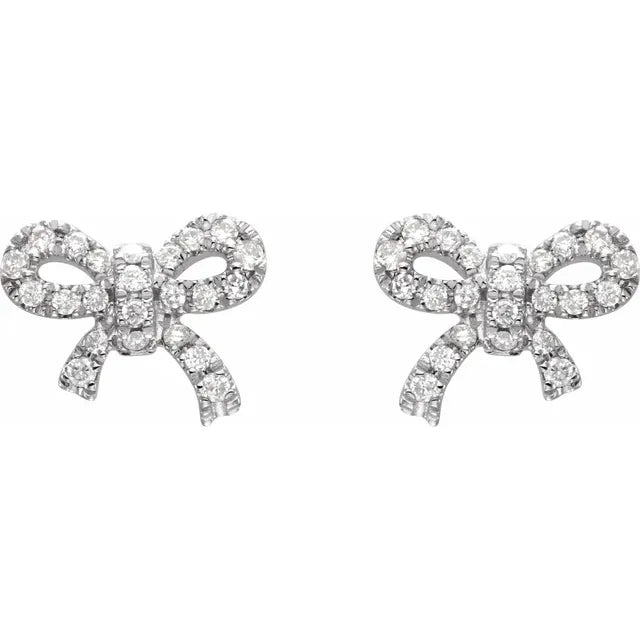 Olivia Diamond Bow Earrings