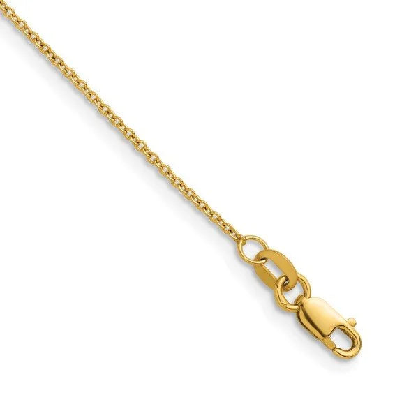 Classic Yellow Gold Cable Chain