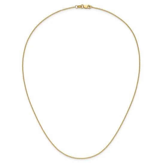 Classic Yellow Gold Cable Chain