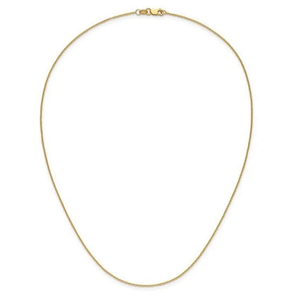 Classic Yellow Gold Cable Chain