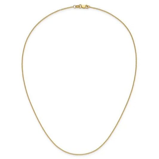 Classic Yellow Gold Cable Chain