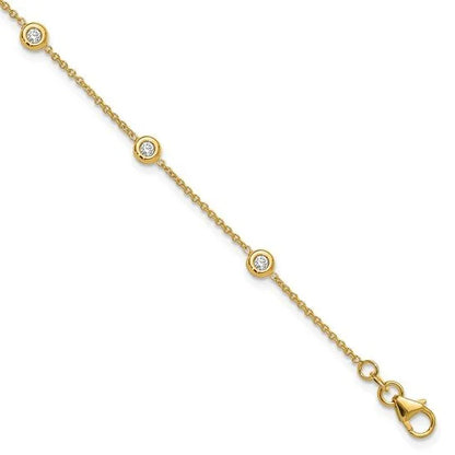 Bezel-set Diamond Bracelet