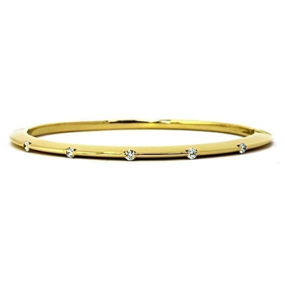 Knife Edge Diamond Bangle