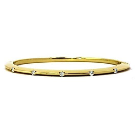 Knife Edge Diamond Bangle
