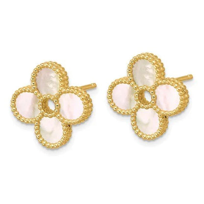 Emma Beaded Mother-of-Pearl earrings