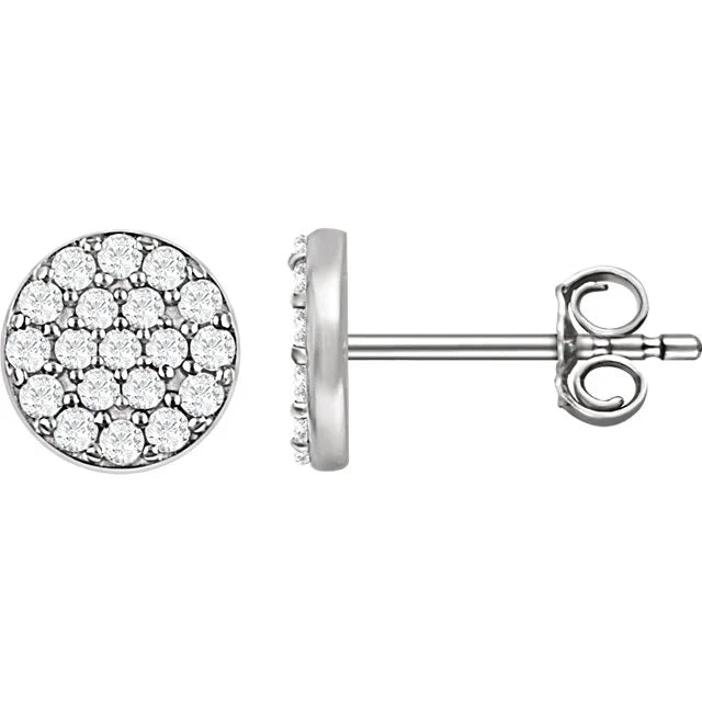 Pave Diamond Discs