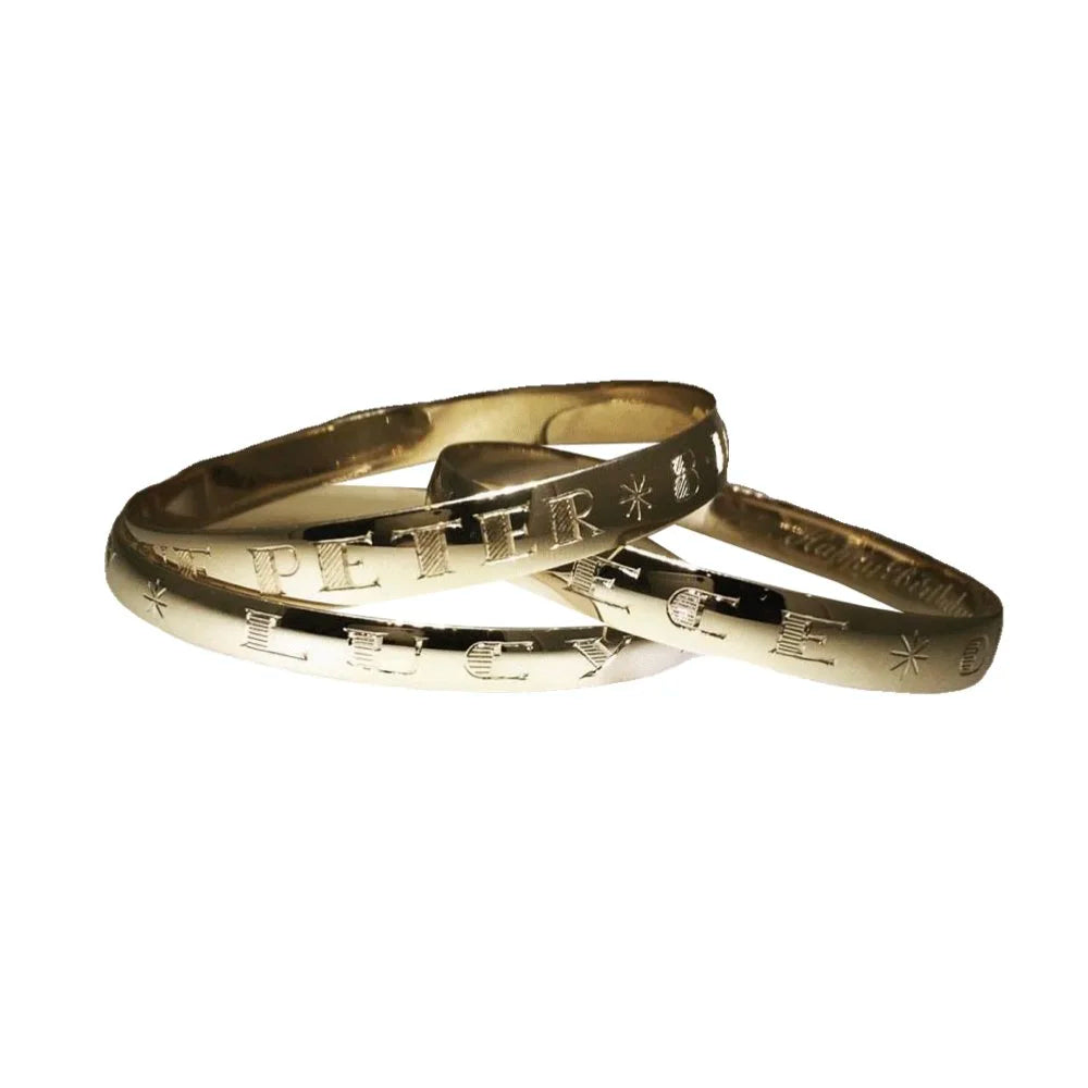 The Deco Engraved Bangle