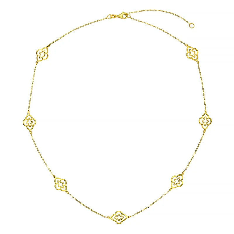 Molly Floral Station Necklace