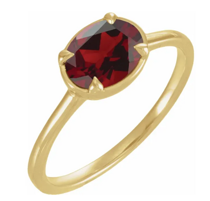 Gemmy Bezel Rings