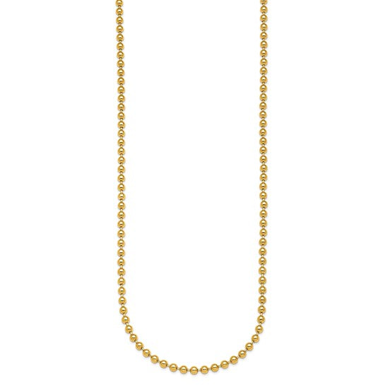 Thick Beaded Gold Chain
