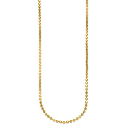 Thick Beaded Gold Chain