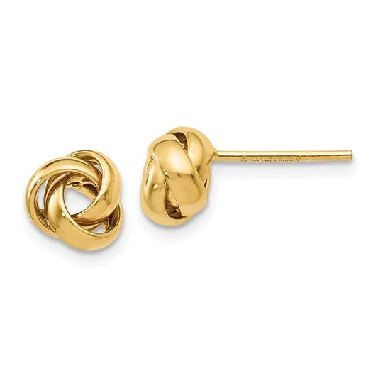 Gold Knots Studs