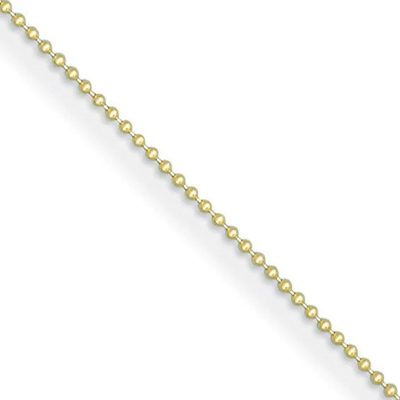 Medium Beaded Gold Chain